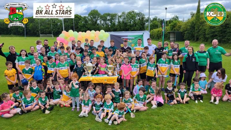 Offaly hurling panel members given big welcome at Offaly GAA club