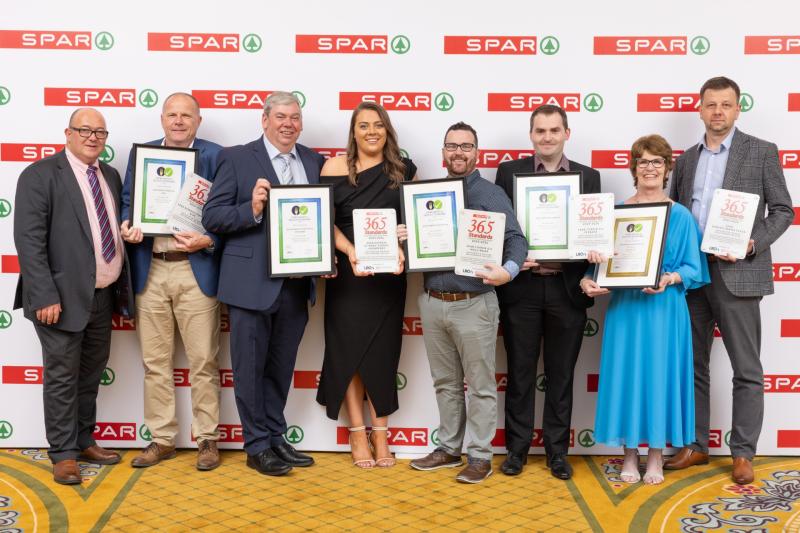 Four Offaly SPAR stores receive top accolade for retail excellence