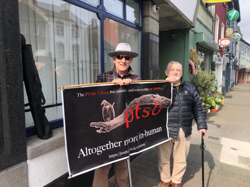 Help me save my home! 75-year-old distressed mortgage holder in vigil outside PTSB Longford