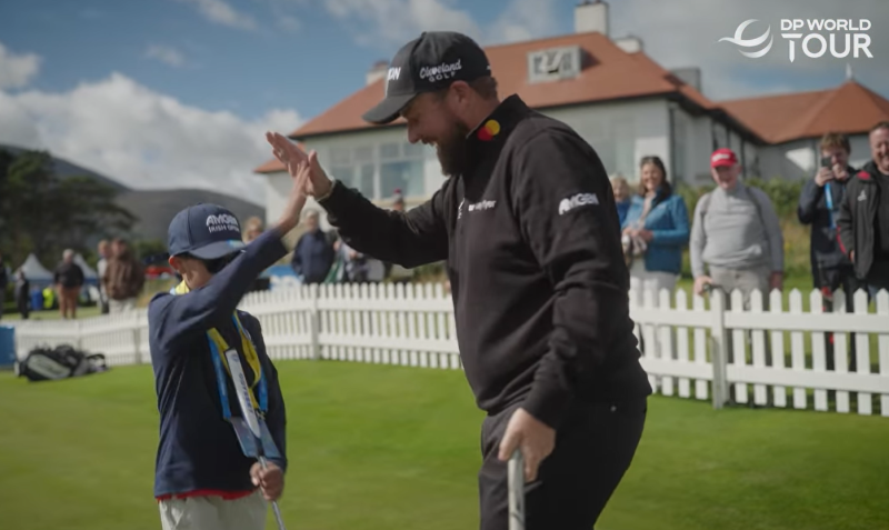 WATCH: Touching moment Shane Lowry makes boy's wish come true at Irish Open