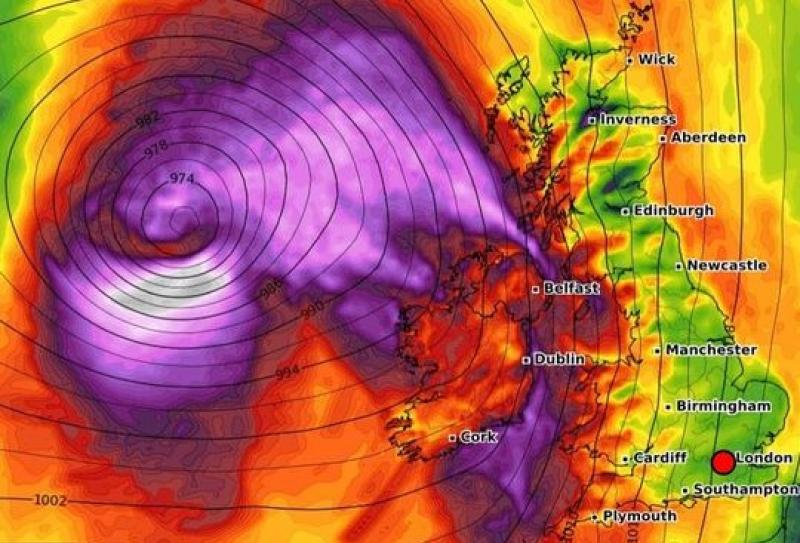 Ireland storm alert amid 'very deep low system' and severe weather change