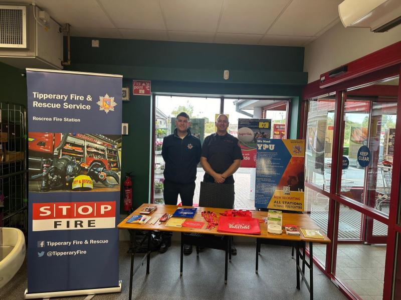 Roscrea Firemen advise public on home safety