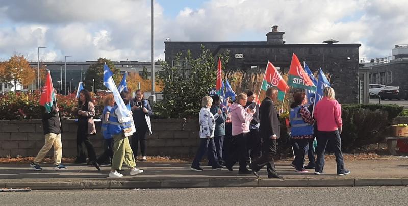 Tullamore hospital protest
