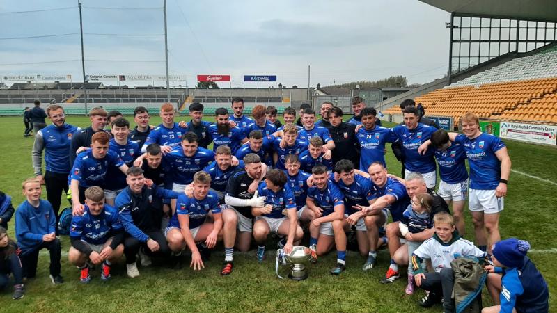 Tullamore celebrate after winning the Offaly senior football title for the second year running