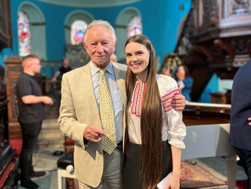 Phil Coulter with Zhanna Sokolova