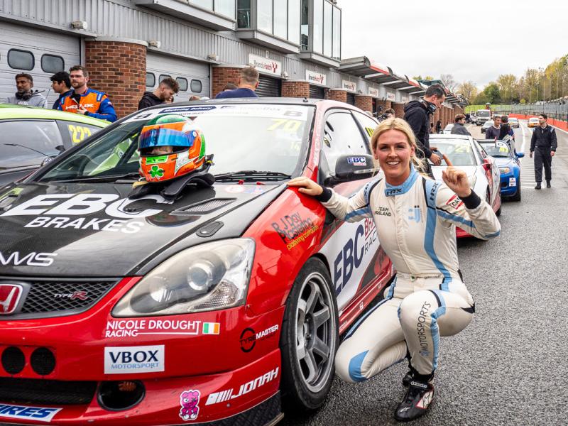 Roscrea's Nicole Drought in Brands Hatch
