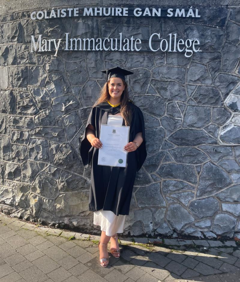 Offaly woman graduates from Mary Immaculate College in Limerick