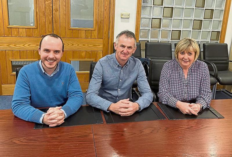 Pictured (l. to r.) are Michael Kelly, Patrick Cornally (Chairperson), Miriam Dolan 