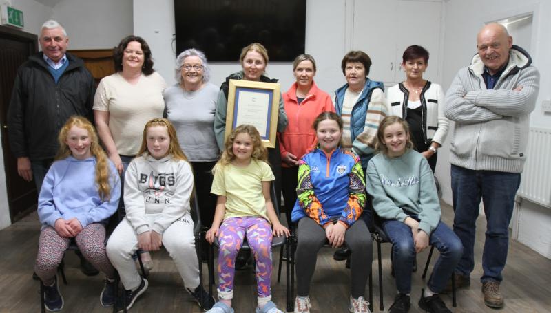 Tidy Towns celebrate winning Endeavour Award in national competition