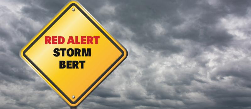 Rare Red Weather Warnings issued by Met Eireann as Storm Bert to bring dangerous levels of rain