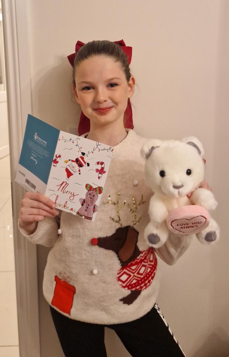 Nenagh's Penny shares Christmas magic with her Christmas card supporting sick children