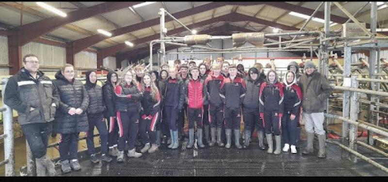 Roscrea students visit Gurteen College and local farms