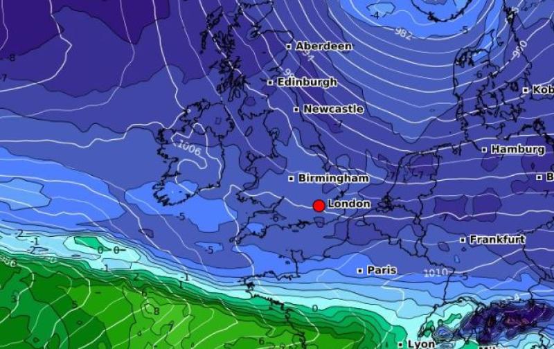 Met Eireann weather forecast for Ireland for the coming week with temperatures set to plummet
