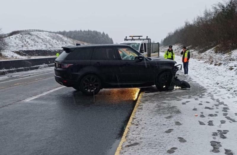 SNOWED IN: Gardai issue snow alert amid 'treacherous road conditions' following crash