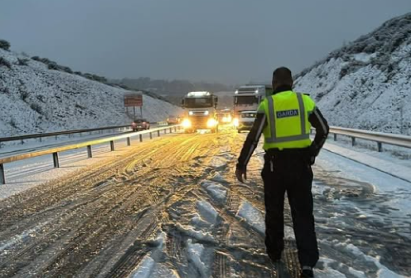 Gardaí issue 'crucial' update for Offaly motorists as cold snap set to continue