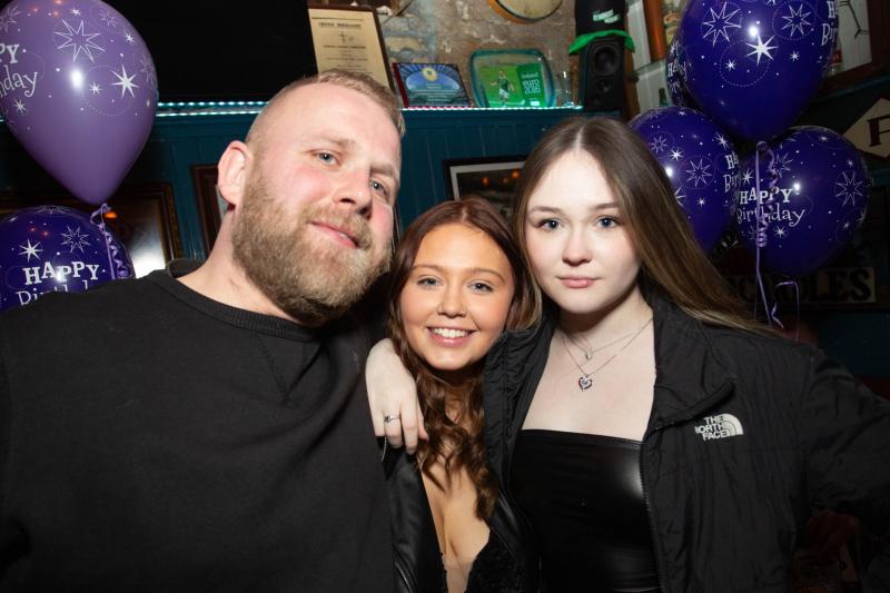 Tasha celebrates her birthday with family and friends on night out in Tullamore