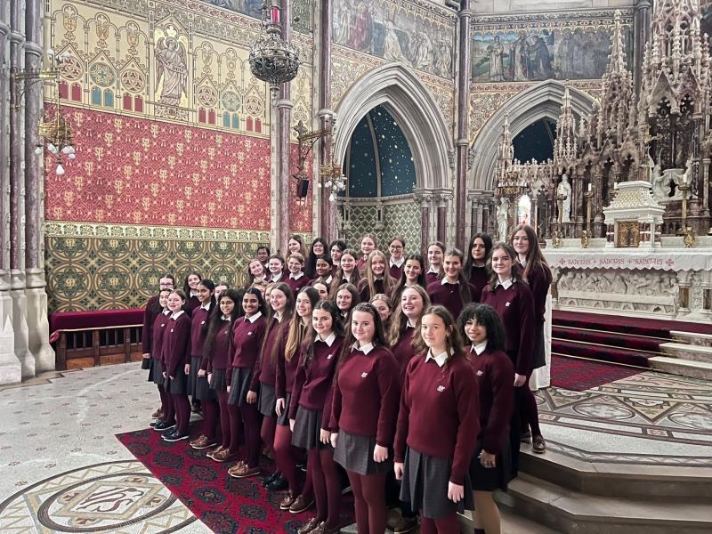 Sacred Heart School senior choir