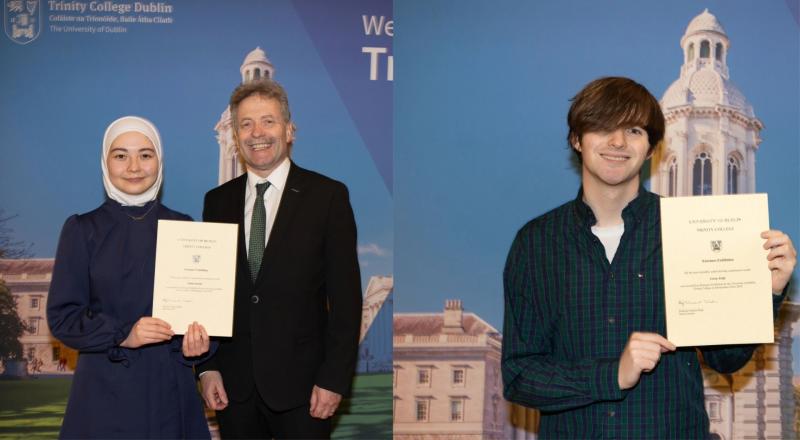 Eight Offaly students receive prestigious entrance awards from Trinity College