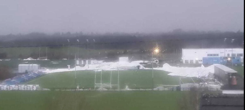 Connacht GAA Air Dome destroyed by powerful Storm Éowyn 