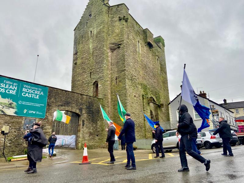PICTURES: Annual Roscrea Castle executions commemoration marks 102nd anniversary