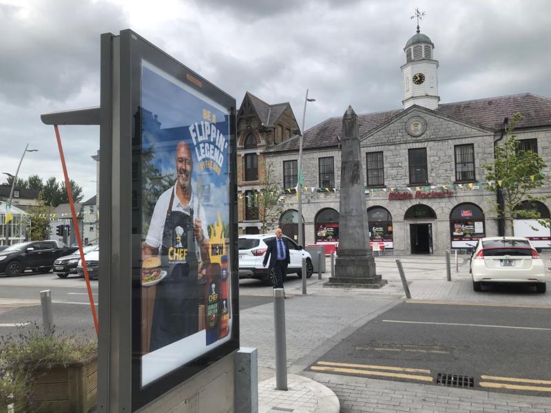 The illuminated sign still remains despite An Bord Pleanala's ruling 