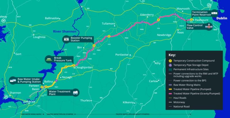 lough derg pipe route