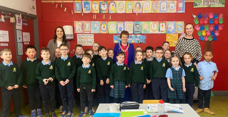 President of INTO pays visit to National School in Offaly