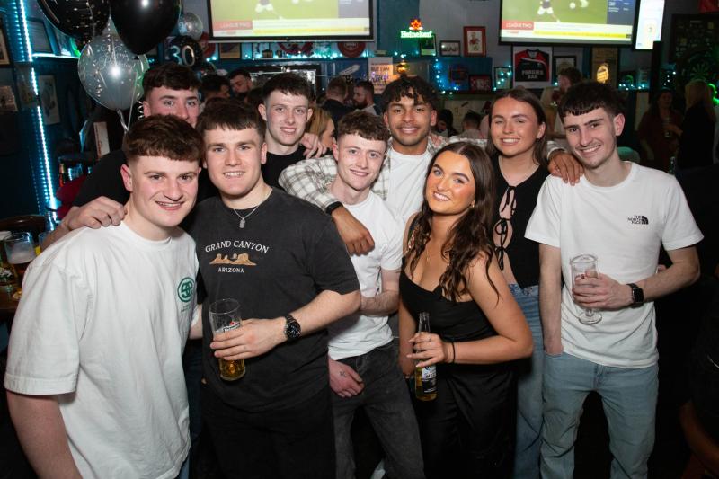 Sean celebrates landmark birthday on night out in Tullamore