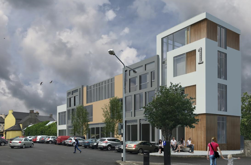 The original plan was for a mixed use development