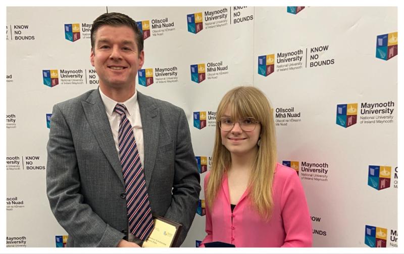 Offaly student receives prestigious University scholarship for 'outstanding' Leaving Cert results