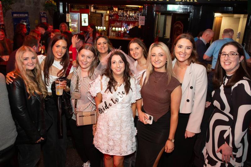 Jennifer and friends enjoy hen party on night out in Tullamore