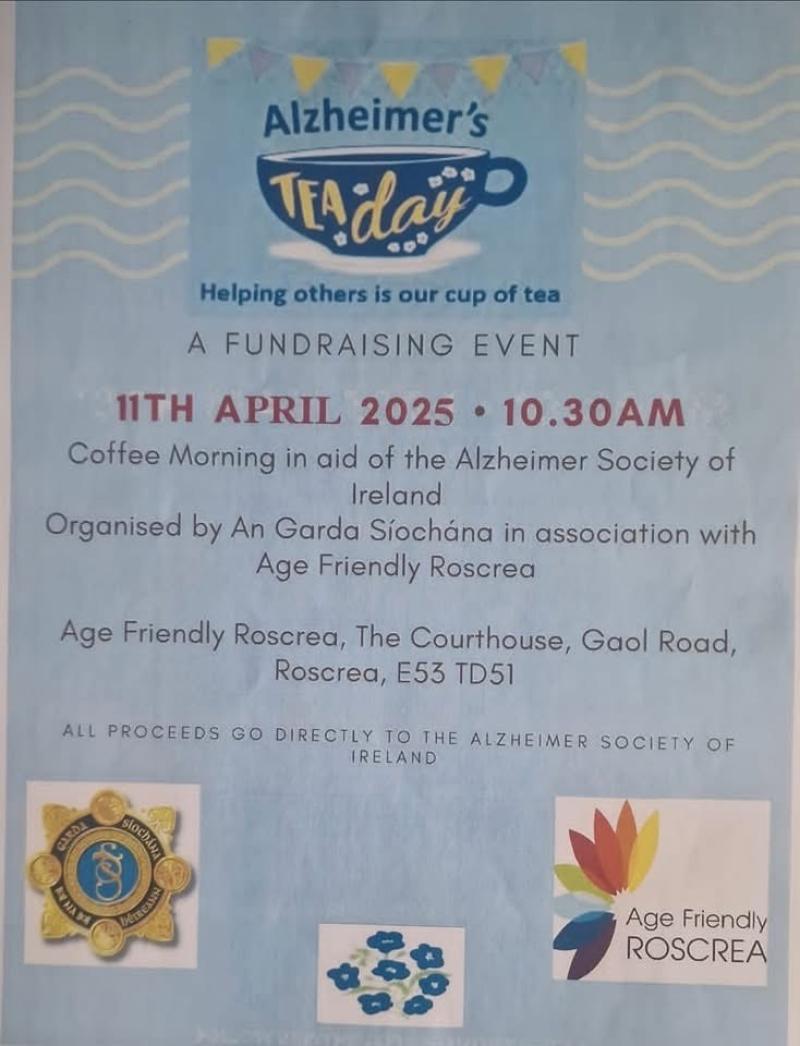 Roscrea Garda&iacute; and Age Friendly team up for Alzheimer Society