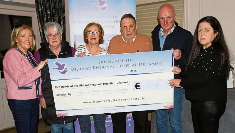 Huge sum raised for Tullamore Hospital in memory of late Peadar O'Meara