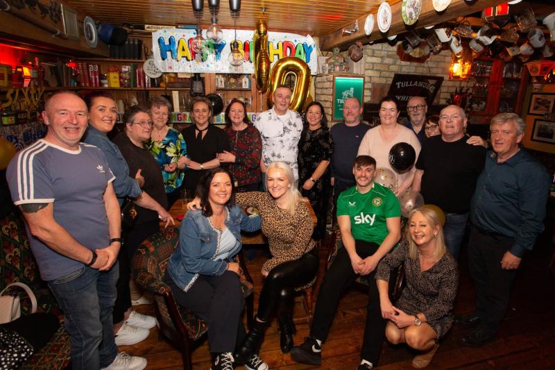 Well known Tullamore man celebrated big birthday on night out