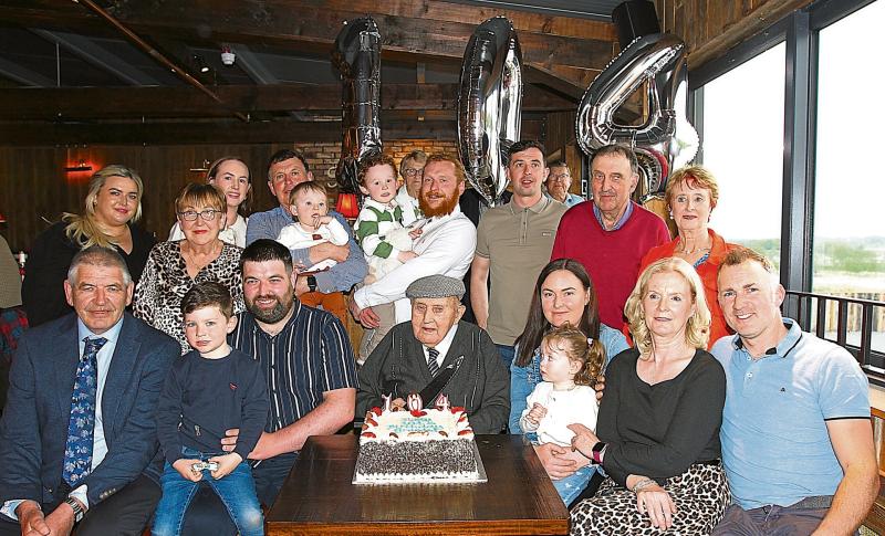 Incredible Offaly man celebrates 104th birthday at special party with family and friends