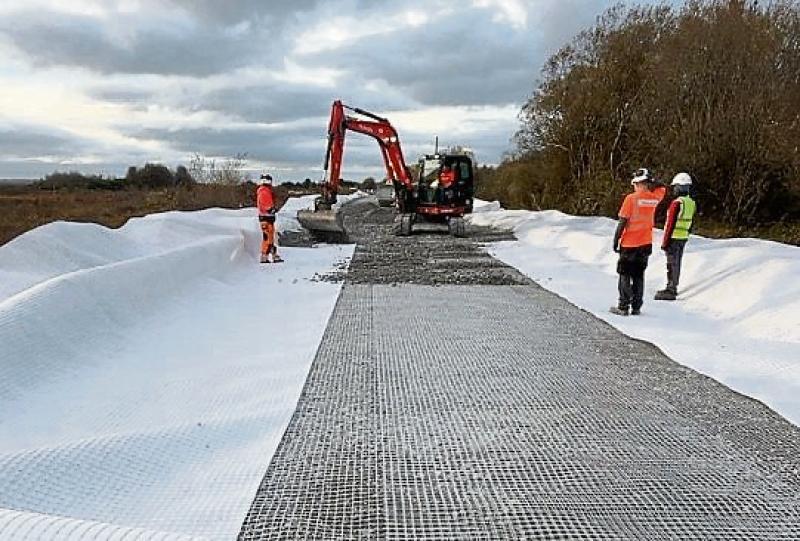 Clever engineering solution could solve Offaly's  peat road problem 