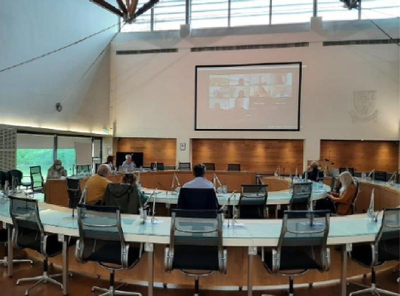 The Offaly County Council Chamber Aras an Chontae Tullamore