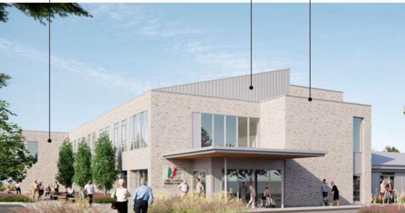 An image of the proposed Midland's Hospice at Arden Lane, Tullamore