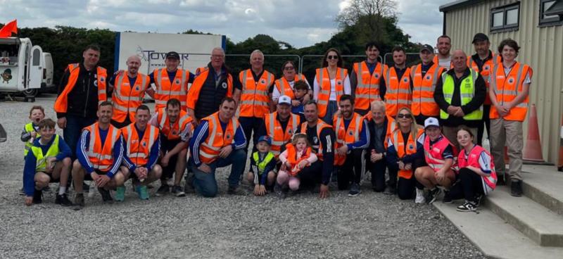 Offaly GAA Club stage big tractor run