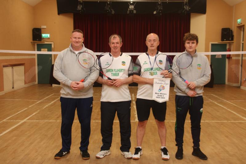 Offaly club win Midland Badminton League title
