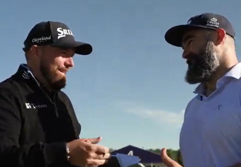 'Are you sure you are not a Kelce?' Shane Lowry explains why he dressed up as Travis Kelce to Travis Kelce