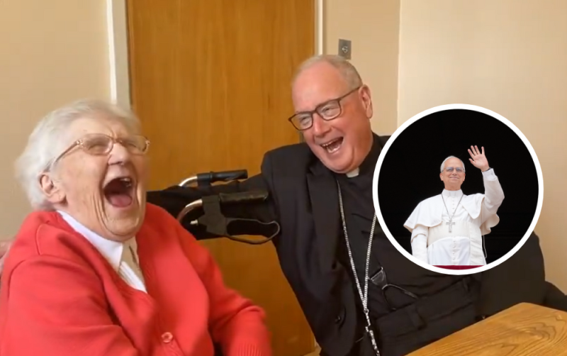 WATCH: Cardinal visits Offaly nun days after Pope Leo conclave for incredible reason