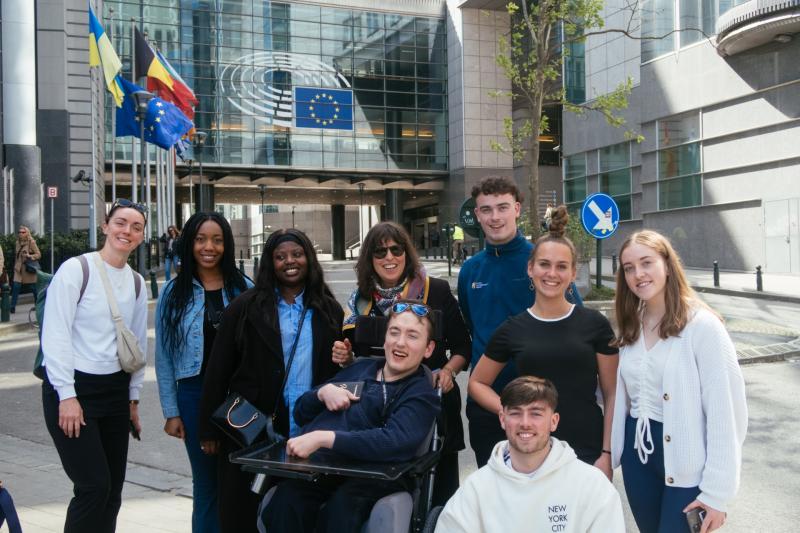 Gaisce Youth Ambassador from Offaly visits European Parliament