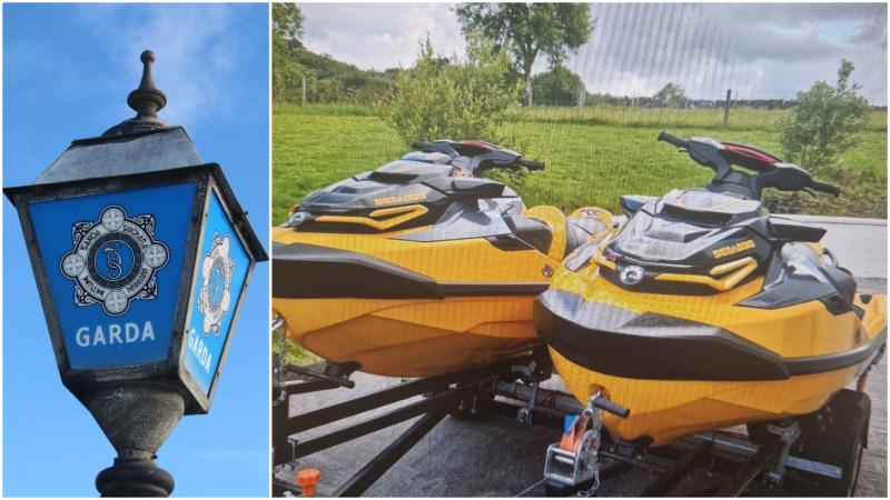 Crime: Longford Garda&iacute; investigating the theft of two jet skis from garden of house