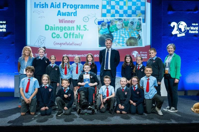Daingean NS Offaly-Irish Aid Programme Award  Pic Finbarr O&rsquo;Rourke
