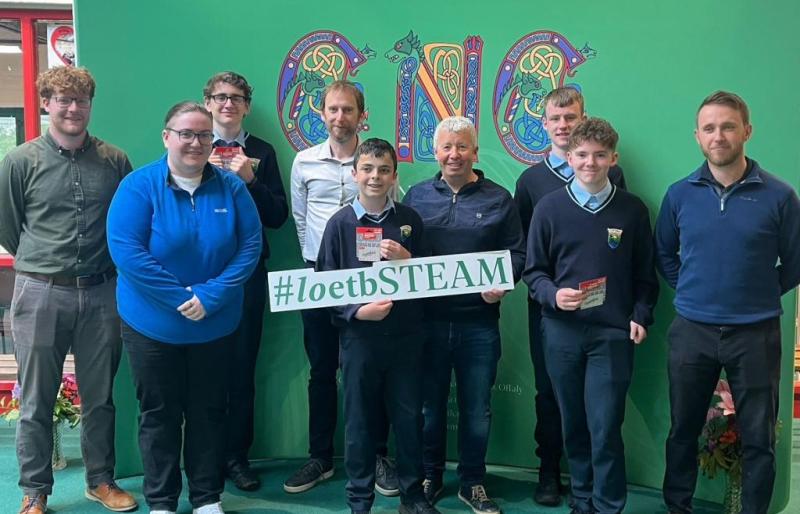 Offaly school's Minecraft winners recognised by LOETB and Offaly County Council 