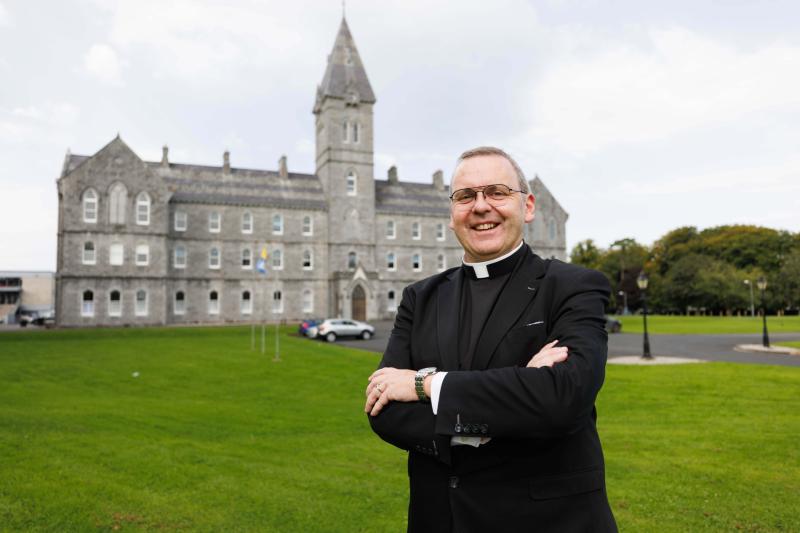 Fr. Ignatius McCormack and Bishop of Killaloe and Patron of St. Flannan's College, Fintan Monahan. Credit Paul Corey.