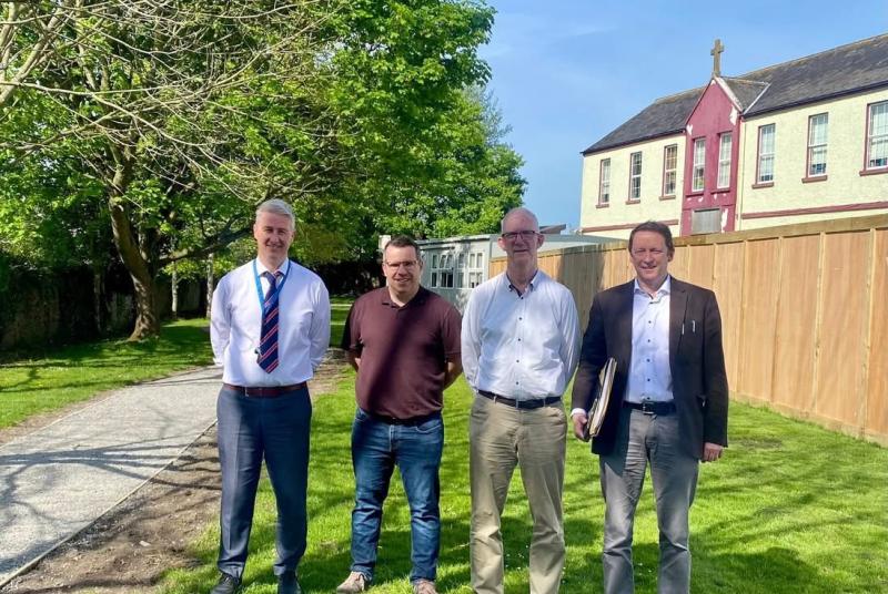 Building works underway on new extension at school in Offaly