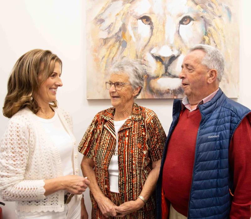 Sr Mona Maher Roscrea Lions Bernie Liffey