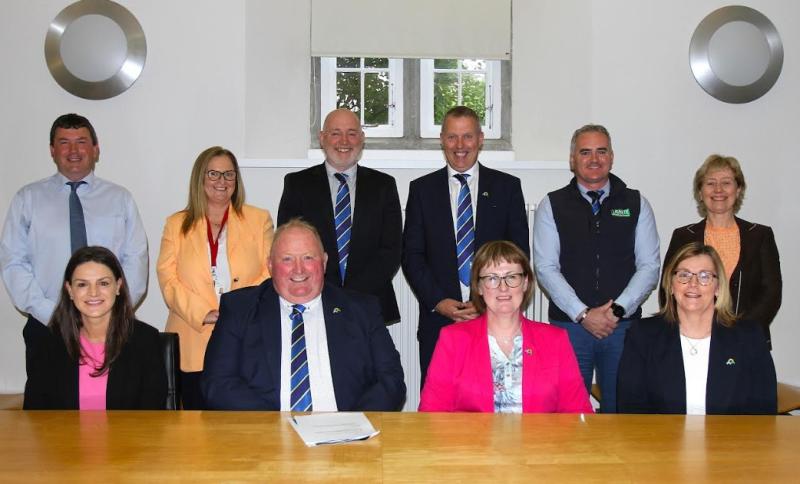 cllr hughie egan elected cathaoirleach Birr MD June 2025